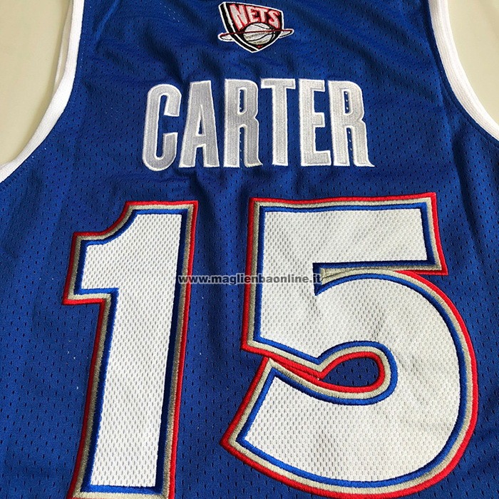 Maglia All Star 2005 Brooklyn Nets Vince Carter NO 15 Blu